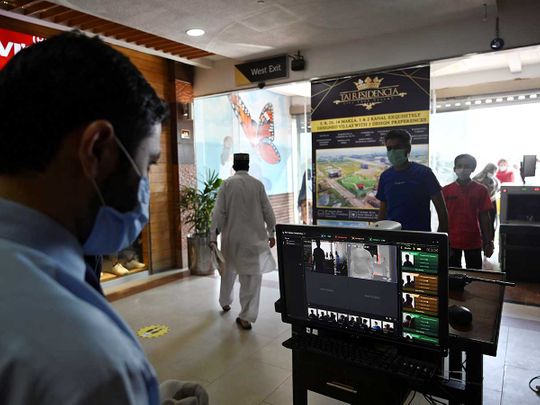 Pakistan militant mall technology detect coronavirus intelligence