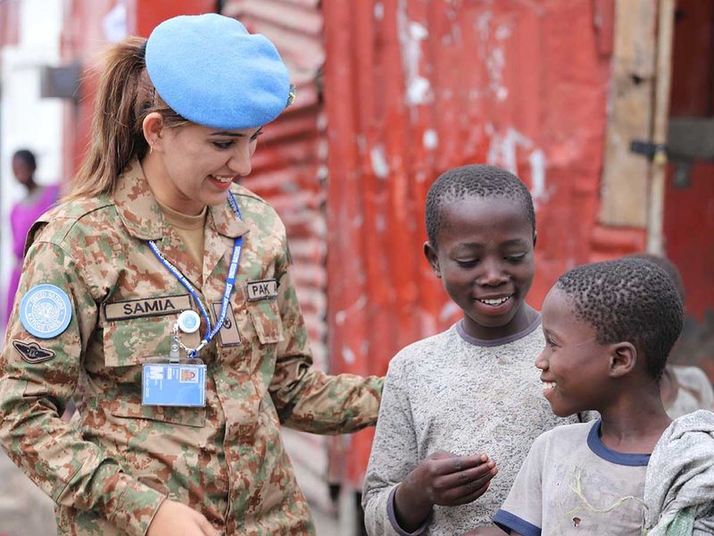 Major Samia Rehman Pakistan peacekeeper UN