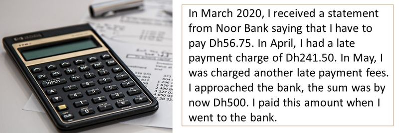 Noor Bank complaint 
