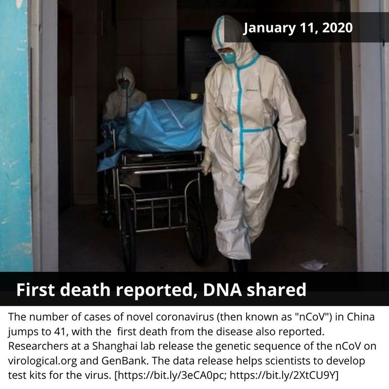 first reported death coronavirus