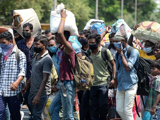 Stranded migrant labourers Bihar
