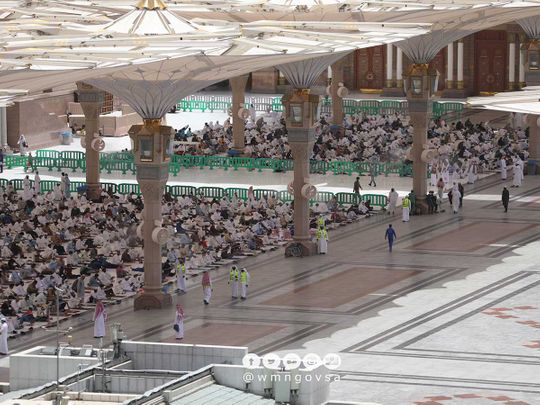 Medina Friday prayers Saudi