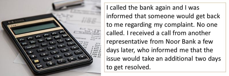 Noor Bank complaint - Mr Kumar