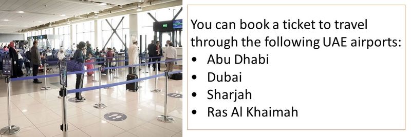 leaving the UAE follow these steps