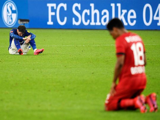 Schalke and Bayer Leverkusen played out a 1-1 draw that helped neither team.