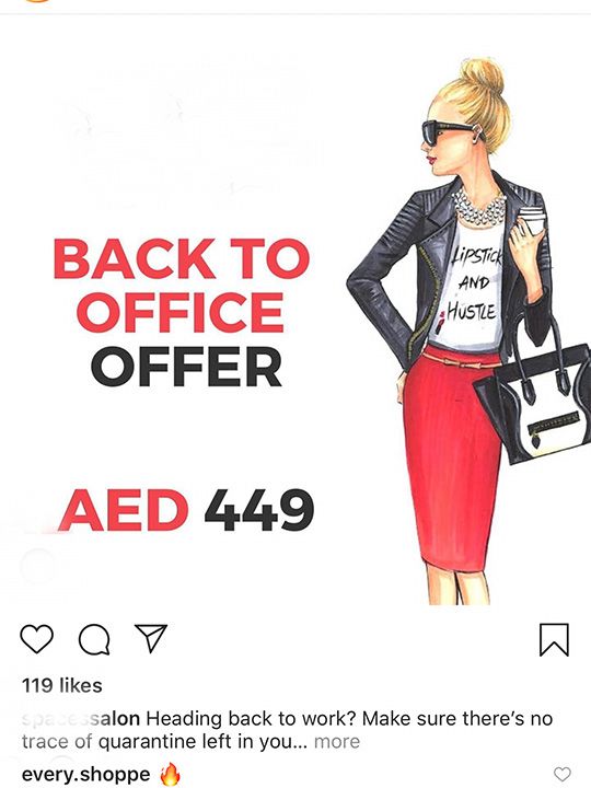 Back to office offer
