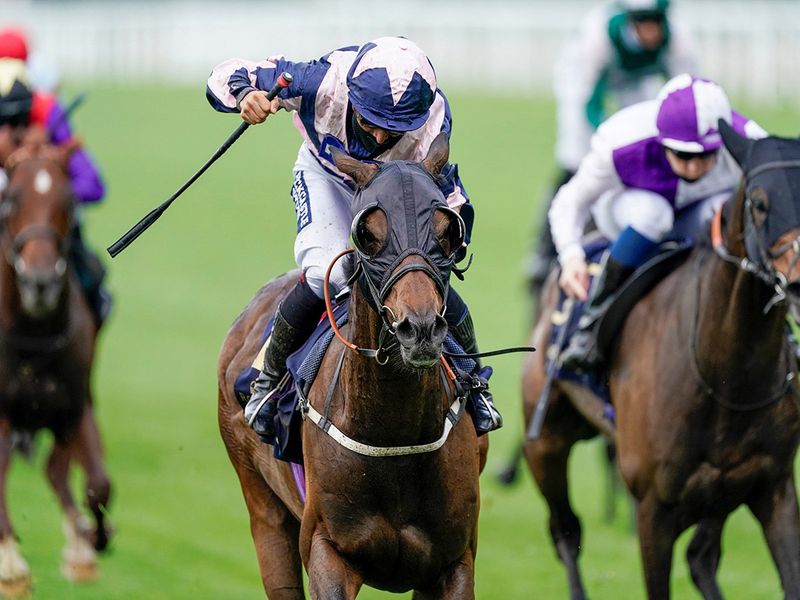 Horse Racing - Royal Ascot - Ascot Racecourse, Ascot, Britain - June 16, 2020 Coeur De Lion ridden by Thore Hammer Hansen wins the Ascot Stakes, as racing resumes behind closed doors after the outbreak of the coronavirus disease (COVID-19) Alan Crowhurst/Pool via Reuters