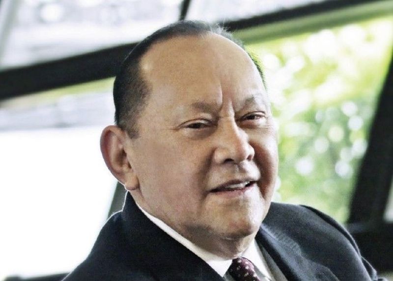 Filipino billionaire Eduardo 