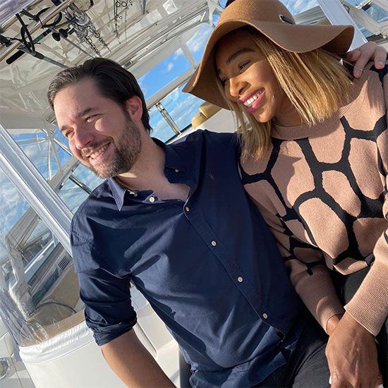 Serena Williams and Alexis Ohanian 