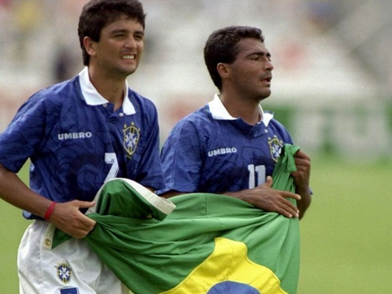 Bebeto and Romario became firm friends during the World Cup in 1994.