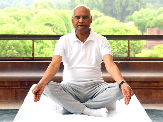 Leaders, politicians celebrate International Yoga Day at home in India ...