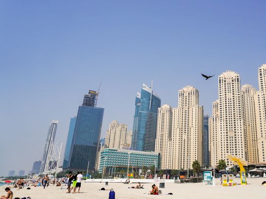 Dubai beach, JBR