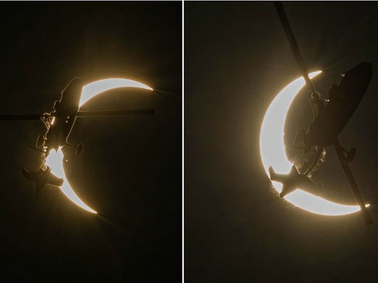 Watch Sheikh Hamdan shares mesmerising footage of solar eclipse from