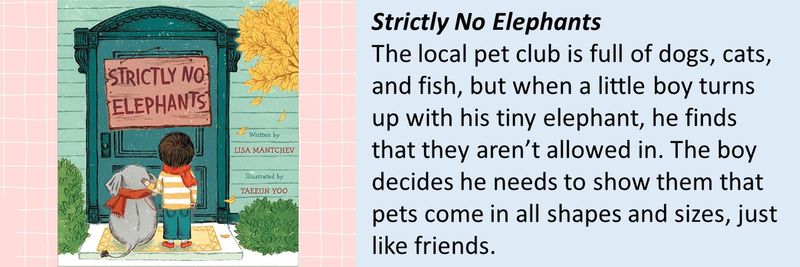 BC book Strictly No Elephants