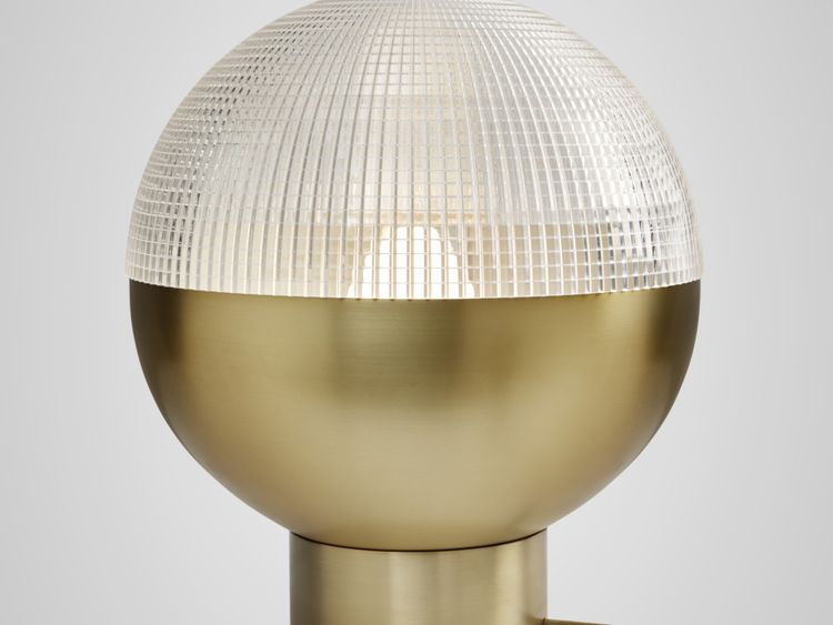 Lens Flair Table Lamp Brushed Brass with cable_studio-1593000733188