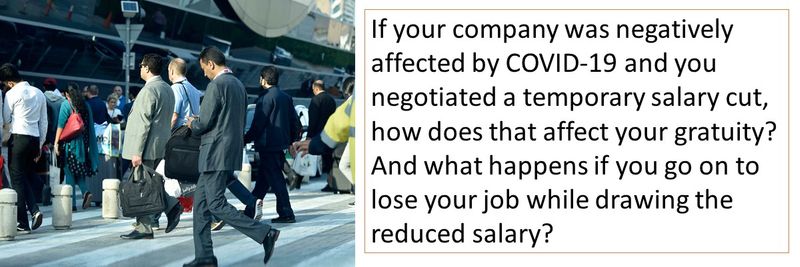 Job loss after salary cut