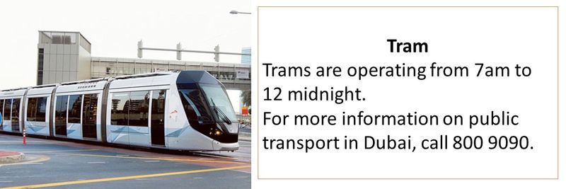 New public transport timings in UAE