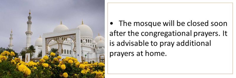 Mosques reopen