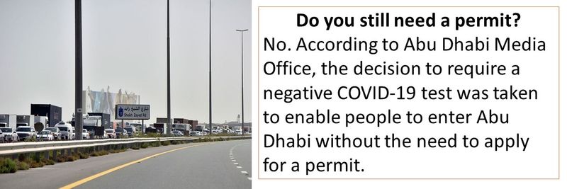 COVID-19 test needed to enter Abu Dhabi