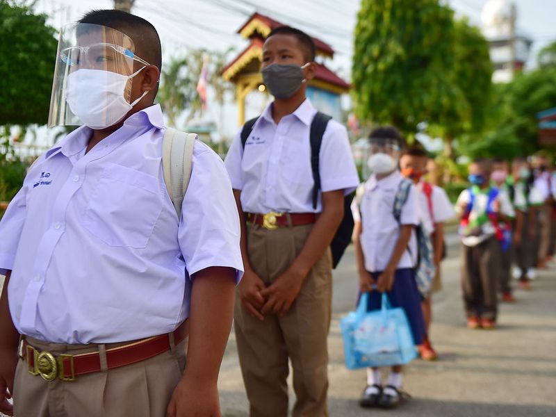 Thailand schools reopen with strict hygiene rules