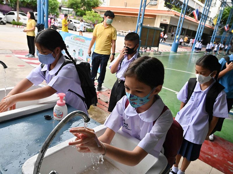 Thailand schools reopen with strict hygiene rules