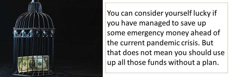 How to wisely use emergency funds