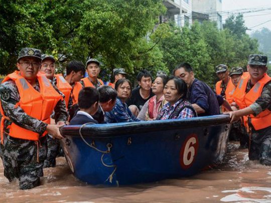 China flood