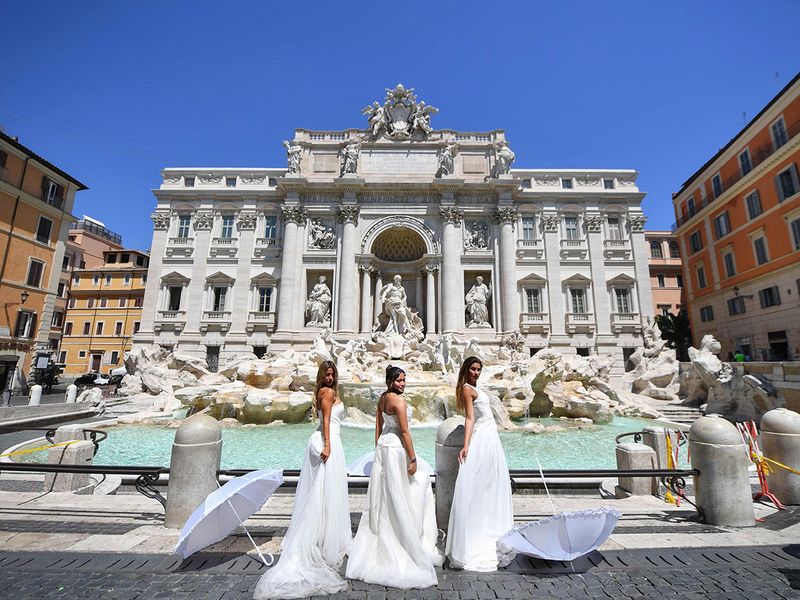 Italy wedding protest