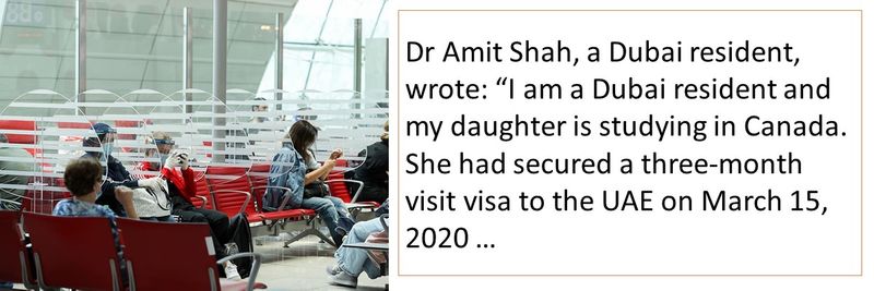 Unused UAE visit visa