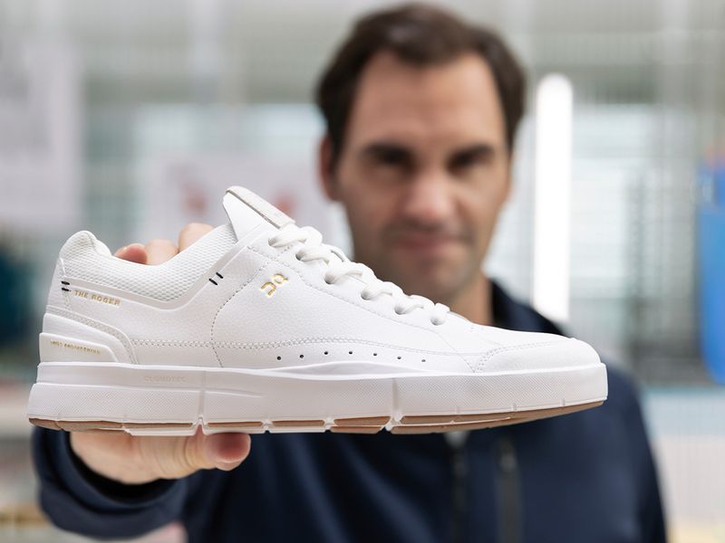 Roger Federer launches tennis sneakers 