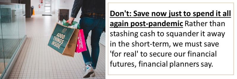 What not to do when saving money in a crisis!