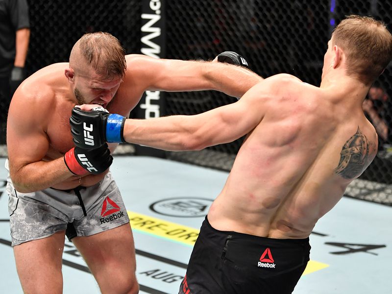 Division: Heavyweight - Marcin Tybura (19-6 MMA, 6-5 UFC) def. Maxim Grishin (30-8-2 MMA, 0-1 UFC), via unanimous decision (30-27, 30-27, 30-26)