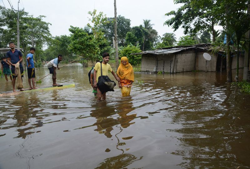 Photos Assam Flood Situation Worsens 13 Million Affected Toll At 44 News Photos Gulf News 