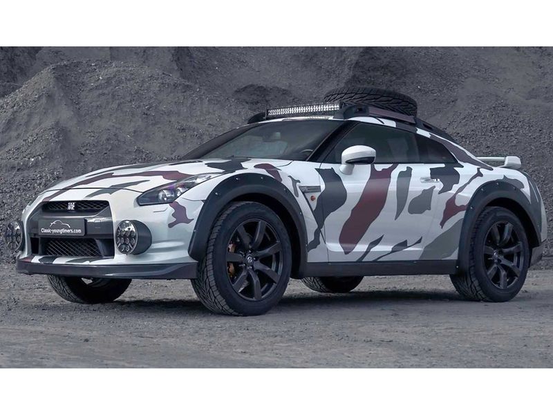 This Extreme Nissan Gt R Offroad Has 600 Horsepower Auto News Gulf News