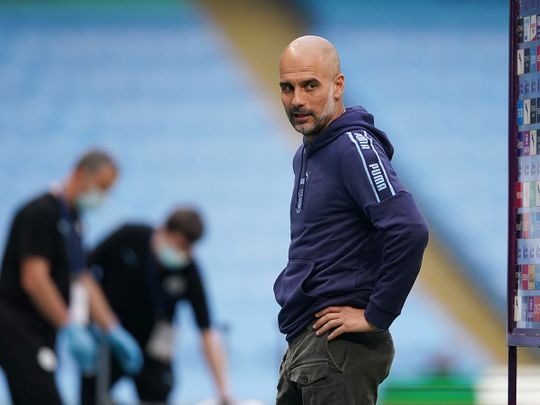  Manchester City manager Pep Guardiola 