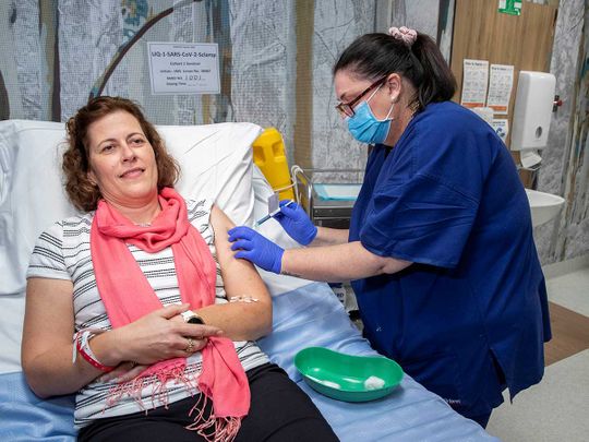 University of Queensland, in Brisbane, Australia vaccine volunteer coronavirus