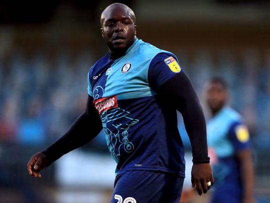 Wycombe's Adebayo Akinfenwa is one of the strongest professional footballers