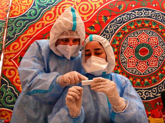 Palestine doctors blood samples