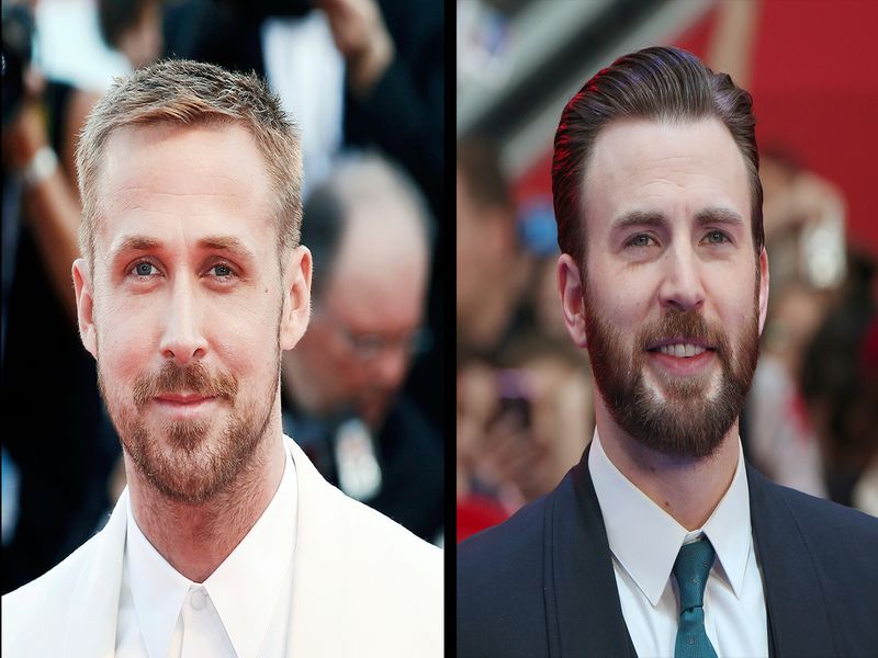 Ryan Gosling and Chris Evans