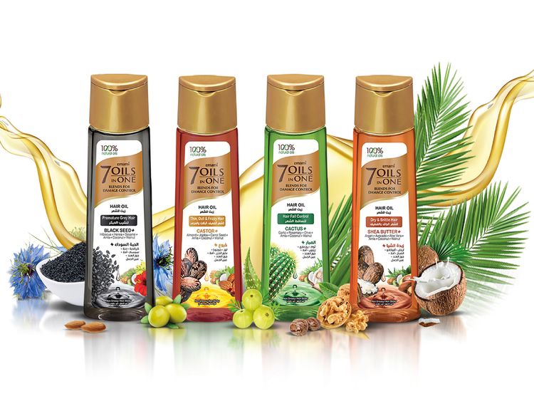 EMAMI 7 OILS IN ONE  NON STICKY HAIR OIL