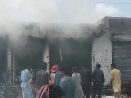 Turbat city of Balochistan, Pakistan explosion