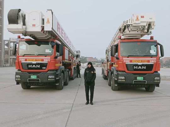 Shazia Parveen, Pakistan's first woman firefighter