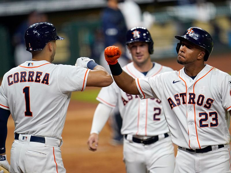 Astros 8, Mariners 2: Michael Brantley clubbed a three-run home run in support of Justin Verlander, who worked six solid innings to pace Houston past visiting Seattle.