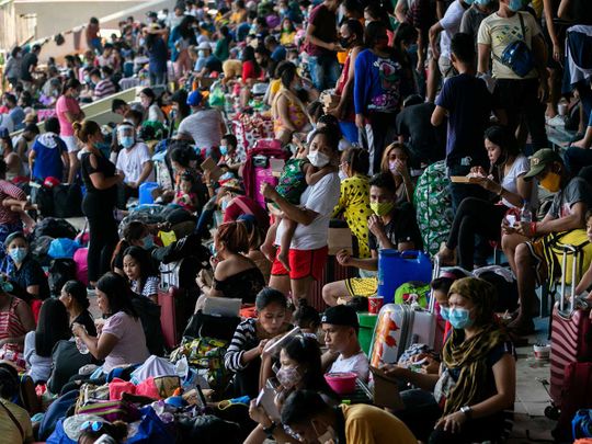 Filipinos stranded due to the coronavirus disease (COVID-19) 