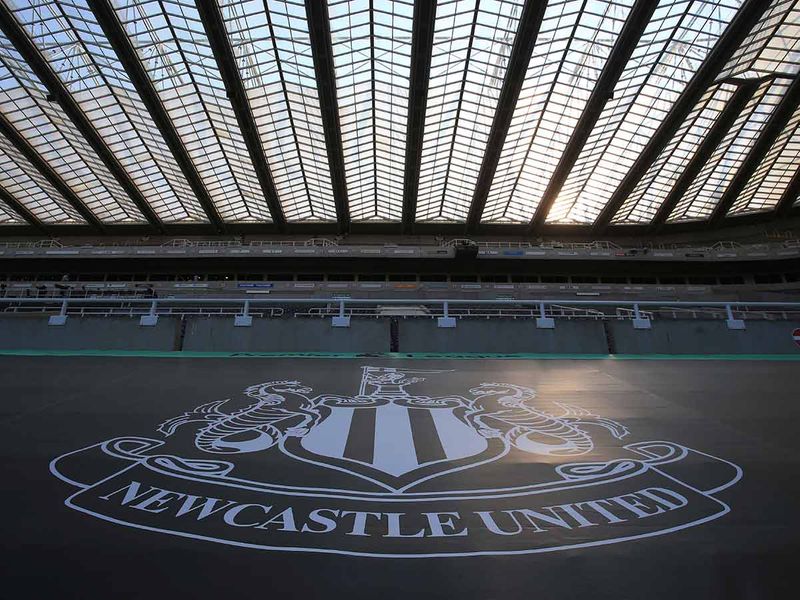  In this Wednesday, June 24, 2020 file photo, empty seats during the English Premier League soccer match between Newcastle United and Aston Villa at St James' Park stadium in NewCastle, England.