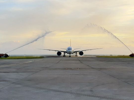 On August 1, Emirates received a warm welcome as it became the first international airline to return to Seychelles, coinciding with the country’s re-opening to tourists.