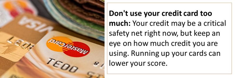 Tips to keep your credit score high even in a pandemic!
