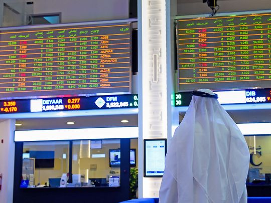 Stock DFM Dubai stock market  