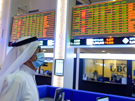 Stock DFM Dubai stock market 