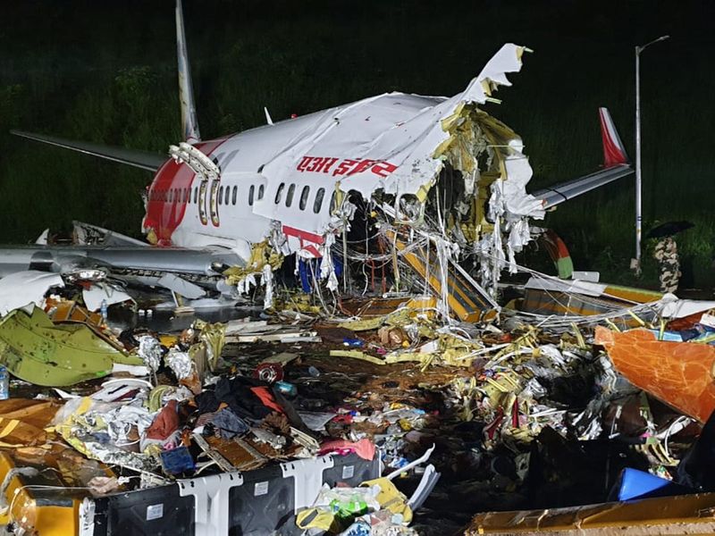 Dubai-Kerala plane crash: Air India Express plane skids off runway in India